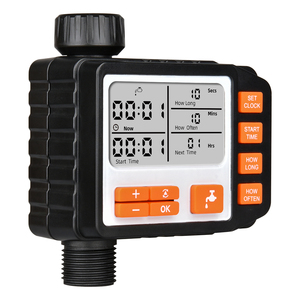 Giardino giardino esterno a risparmio energetico colore nero/arancione automatico impermeabile connettore in metallo <span class=keywords><strong>timer</strong></span> tubo di irrigazione - Product Image 1