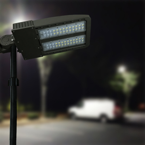 ไฟถนนโซลาร์เซลล์ 100W LED ความสว่างสูง ลูเมนสูง สำหรับสวนกลางแจ้ง แบบมืออาชีพ รูปทรงกล่องรองเท้า - Product Image 2