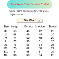 T-shirt unisexe décontracté en coton tricoté 180 g/m², coupe classique, personnalisable avec broderie ou impression de logo, OEM ODM, vierge et personnalisable