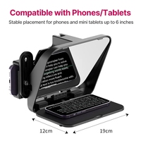 Ulanzi RT02 Téléprompteur Universel pour Appareil Photo DSLR, Smartphone, Tablette, Ordinateur Portable – Enregistrement Vidéo et Streaming en Direct