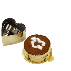 Molde Redondo de Acero Inoxidable para Mousse, Molde para <span class=keywords><strong>Pastel</strong></span> en Forma de Corazón con Placa de Presión, Molde para Puré de Taro, Molde para Bolas de Arroz y Sushi - Product Image 6