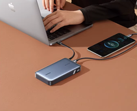 UGREEN PB550 Nexode Power Bank 20000mAh 67W Pengisian Cepat Kabel USB C Terintegrasi 2 Port Pengisi Daya Portabel