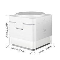 Chargeur sans fil magnétique portable 3-en-1 PD 15W avec support pliable rotatif à 360° et lumière colorée pour accessoires de téléphone