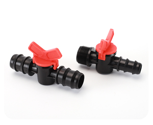 16mm <strong>Mini</strong> Micro <strong>Valves</strong> for Agricultural and Garden Irrigation Manual Water Control <strong>Ball</strong> <strong>Valve</strong> for PE Pipe OEM Customizable - Product Image 1