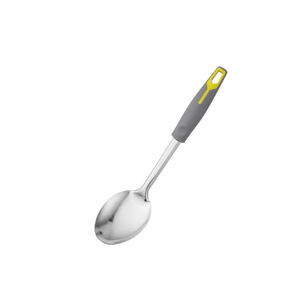 Cuillère à glace et pelle à pizza en acier inoxydable gris et jaune de qualité supérieure pour la cuisine - Product Image 6