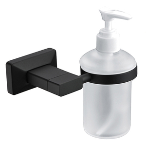 Set di Accessori per Bagno di Lusso in Acciaio, 5 Pezzi, con Portasciugamani <span class=keywords><strong>e</strong></span> Portarotolo, Finitura Nera - Product Image 6