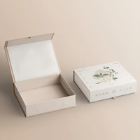 Boîte d'emballage personnalisée en carton recyclable avec fermeture magnétique pour montres, bijoux, mariage, Saint-Valentin, boîtes en papier pour cadeaux
