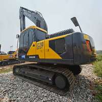 Excavatrice hydraulique sur chenilles VOLVO EC210 de 21 tonnes haute performance, bien entretenue, durable, d'occasion, pour la construction