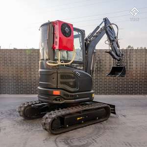 Компактный мини-экскаватор из Китая, сертифицированный по стандарту Euro 5, 1 тонна, для сельскохозяйственных работ - Product Image 2