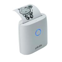 Printer Foto Termal Mini Portabel AIYIN 58mm, Printer Label Genggam untuk Hadiah, Laris Terjual
