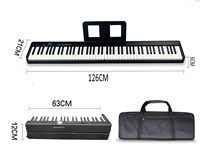 Wholesale 88 Weighted Keys Portable Foldable Electronic Piano Semi-Weighted Electric Piano