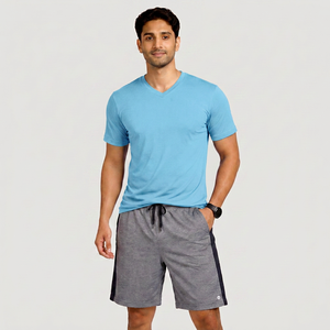T-shirt pour homme 100% coton, col rond, manches courtes, poids du tissu 180 grammes, méthode de tissage non tissé - Product Image 2