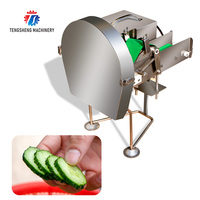 Kleine Soort Fruit Bladgroenten Groente Lente Ui Groene Peper Slicer Cutter Dicer Versnipperen Snijden Dicing Snijmachine (TS-Q30)
