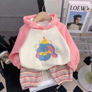 Nuevo Conjunto Deportivo Informal para Niños de Otoño, Holgado y Transpirable, Conjunto de Dos Piezas con Estampado de Animales - Product Image 4