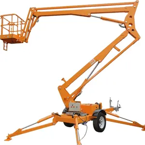 2024 mới sản xuất trái cây picker làm việc trên không nền tảng towable Boom Lift cho bán tốt