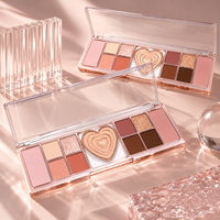 Palette de fards à paupières 11 couleurs multi-finitions, haute pigmentation, mat, scintillant, pailleté, maquillage, marque privée, OEM, ODM, logo personnalisé, cosmétique