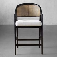 Tabouret de bar de style français en mousse haute densité, couleur personnalisable, pour cuisine et restaurant