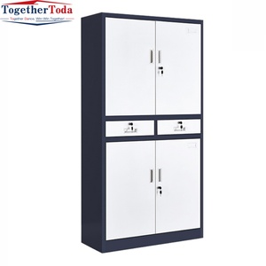 Armoire de rangement de bureau en métal moderne, réglable, écologique et durable, personnalisable, avec 2 tiroirs, pour la maison, le bureau, la chambre et la cuisine - Product Image 5