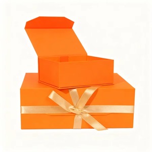 Caja Magnética Personalizada <span class=keywords><strong>CRD</strong></span> con Asa para Cestas de Regalo, Caja de Embalaje de Papel Rígido Plegable Grande para Cestas de Lujo - Product Image 5