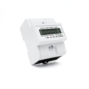 Din Rail 3 giai đoạn 4 dây LCD hiển thị kỹ thuật số wattmeter Điện năng tiêu thụ năng lượng Đồng hồ điện kWh 230V 50/60Hz dts024 - Product Image 3