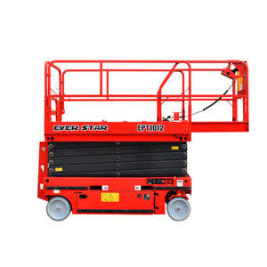 Plataforma elevadora móvil Ever Star Scissor Lift EPT1012 de 10 m y 350 kg para uso en talleres - Product Image 1