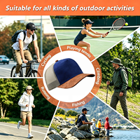 Casquette de baseball en faux daim 5 panneaux, demi-mesh, blocs de couleur, logo personnalisé brodé, casquette de sport, directement de l'usine de chapeaux, vente en gros