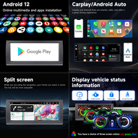 Autoradio multimédia Android 12 avec navigation GPS, écran tactile 10,25 pouces, DSP, 4+64 Go, pour BMW E39, écran IPS RGB combiné