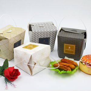 Tùy chỉnh in dùng một lần thân thiện với môi có thể tái chế giấy cấp thực phẩm thức ăn nhanh Takeaway Sushi mì <span class=keywords><strong>Kebab</strong></span> bao bì <span class=keywords><strong>container</strong></span> - Product Image 4