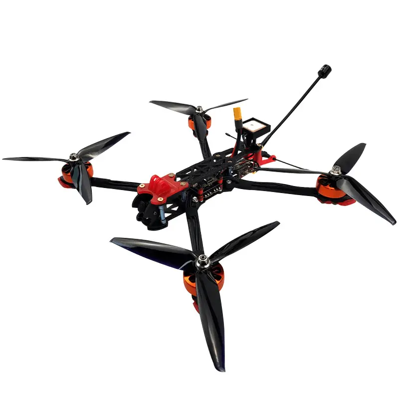 PFLY AO7 BNF 7 inç analog FPV UAV İha 1.6w VTX F405 uçuş kontrolörü 60A ESC 2806.5 motor 2.5kg yük RC yarış FPV drone