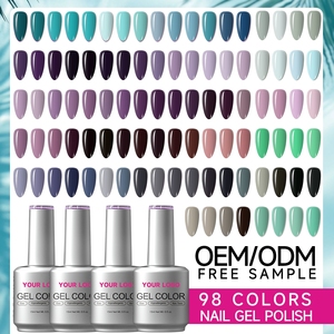 Gel de Color de Alta Pigmentación OEM de 15 ml, Gel UV Profesional de Larga Duración, Fabricación OEM de Marca Privada, Esmalte de Uñas en Gel Sin Hema ni Tpo - Product Image 1