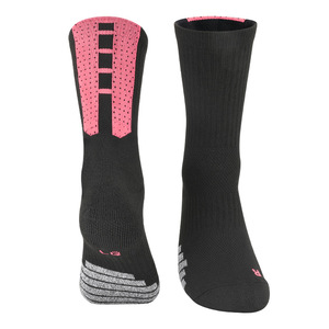 Vente en gros de chaussettes de basket-ball montantes pour hommes Chaussettes de sport longues et mi-mollet avec fond de serviette respirant Design absorbant la sueur - Product Image 4