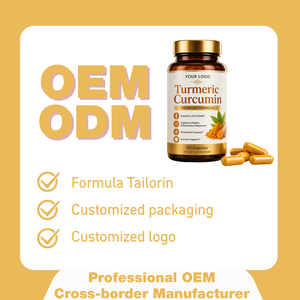 Píldoras de Cúrcuma y Curcumina de Marca Privada OEM con Extracto de Pimienta Negra, Suplemento Dietético Vegano para el Apoyo de la Salud de las Articulaciones y los Huesos - Product Image 3