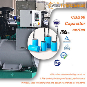 ตัวเก็บประจุแบบฟิล์มบางโพรพิลีนสำหรับสตาร์ท CBB60พัดลมไฟฟ้าอเนกประสงค์ชนิดแห้ง - Product Image 2