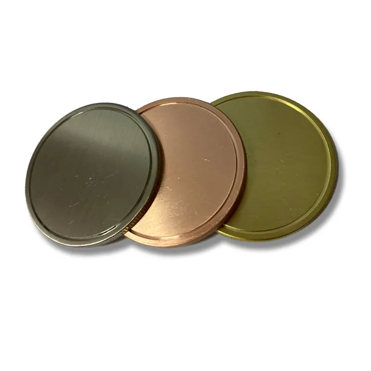 High Quality Custom Blank Brass/Copper/Bronze /Cupronickel Metal Coin with Reeded edge