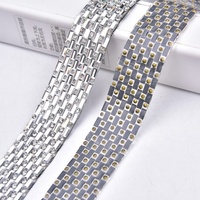 Bande de strass en cristal de verre transparent de 1-2 cm de large, à fixation à chaud, pour ceinture de robe de mariée, vêtements, accessoires de bricolage