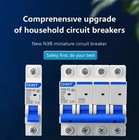 Disjoncteur de haute qualité CHINT MCB NXB-63 -4P 50-60A à double alimentation avec interverrouillage