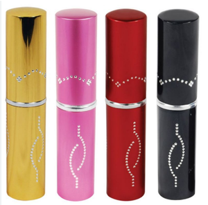 338 type <b>Pink</b> Lipstick Flashlight With Rhinestones Warm White Light Edc Torch led Promotional flashlight <b>Gift</b> For Women - Product Image 4