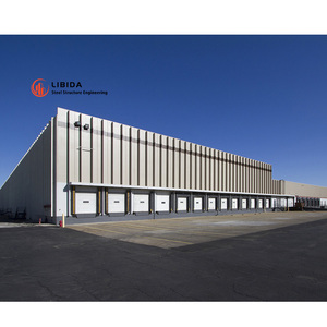 Chi phí thấp <span class=keywords><strong>prefab</strong></span> công nghiệp kho thiết kế kết cấu thép kho xây dựng đúc sẵn - Product Image 1
