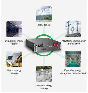 CTECHi 24V 48V 50Ah 100Ah 150Ah 200Ah Li Ion Rack Montado LiFePO4 Batería de litio Hogar <span class=keywords><strong>Evergy</strong></span> Sistema de almacenamiento - Product Image 5