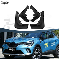Joryee Protecteur de volet de roue avant arrière pour Renault Captur 2019-2021 2020 Pièces de rechange pour voiture