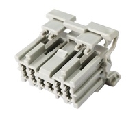 Conector automotriz de plástico eléctrico, conector automático de arnés de cables hembra, 2 unidades