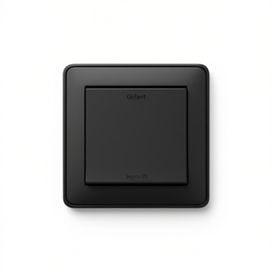 Cubierta de Botón Gebert Sigma 20 de 2 Botones, Negro Mate con Bordes Negros, 29.9 cm de Largo, 17.2 cm de Ancho, 4.7 cm de Alto - Product Image 2