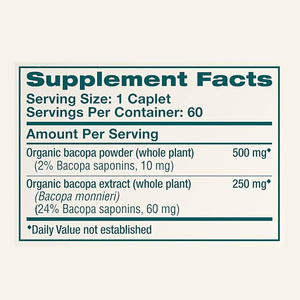 Cápsulas de Bacopa Monnieri de Marca Privada para el Apoyo de la Memoria con 50% de Bacosides, Suplemento de Alta Potencia, Fabricante con Etiqueta Personalizada - Product Image 3