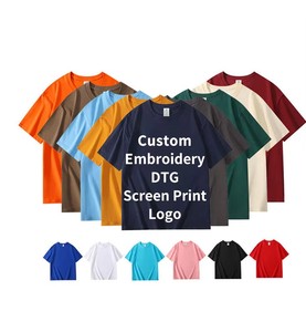 T-shirts 100% coton unisexes, design hip-hop surdimensionné, impression sérigraphique, t-shirts personnalisés, modèle uni, coupe ample, haute qualité - Product Image 1