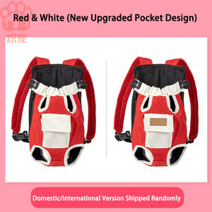 Yüksek kaliteli çevre dostu taşınabilir sırt çantası köpekler ve kediler için evcil hayvan taşıyıcı göğüs dört bacaklı sırt çantası sınır ötesi toptan - Product Image 6