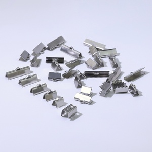 Résultats de bijoux simples Clip ouvert Rectangle <span class=keywords><strong>pince</strong></span> fin en acier inoxydable <span class=keywords><strong>Bracelet</strong></span> fermoir ruban sertissage fin pour la fabrication de bijoux - Product Image 4