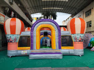 Balloon Bounce sân chơi Khóa học trở ngại nhảy lâu đài công viên giải trí <span class=keywords><strong>Inflatable</strong></span> không khí lâu đài nhảy trượt <span class=keywords><strong>Inflatable</strong></span> Combo <span class=keywords><strong>Bouncer</strong></span> - Product Image 4