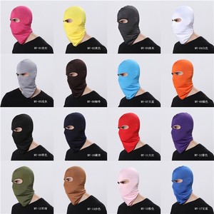 Cycling Face Mask Double Hole Cat Eye Breathable Sweat Wicking Headgear For Outdoor Sports Unisex Spring Summer Use - Product Image 3