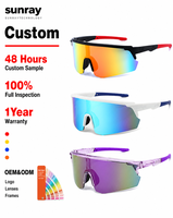 Gafas de Sol Deportivas con Lente Polarizada Fotocromática de Una Pieza, Protección UV400, para Ciclismo, Senderismo y Actividades al Aire Libre, con Logotipo Personalizado OEM