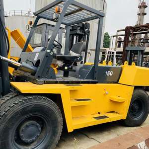 Carretilla elevadora Komatsu de 15 toneladas, carretilla elevadora de hecha en Japón fd100 fd70 fd200 fd350 fd400 fd450, elevador diésel - Product Image 5